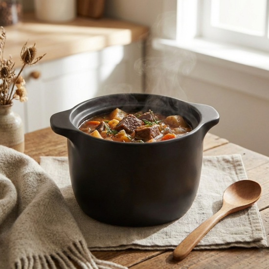 Porcelain Cooking Pot 20 cm